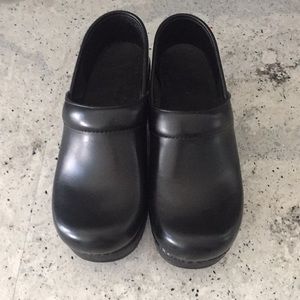 Dansko black clogs